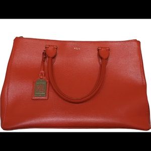 Ralph Lauren Newbury Double Zip Tote